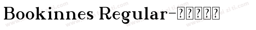 Bookinnes Regular字体转换